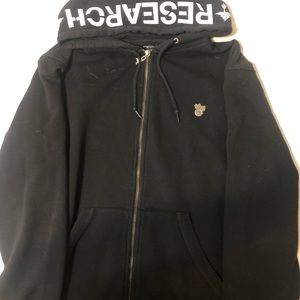 Lifted research group zip up hoodie XL